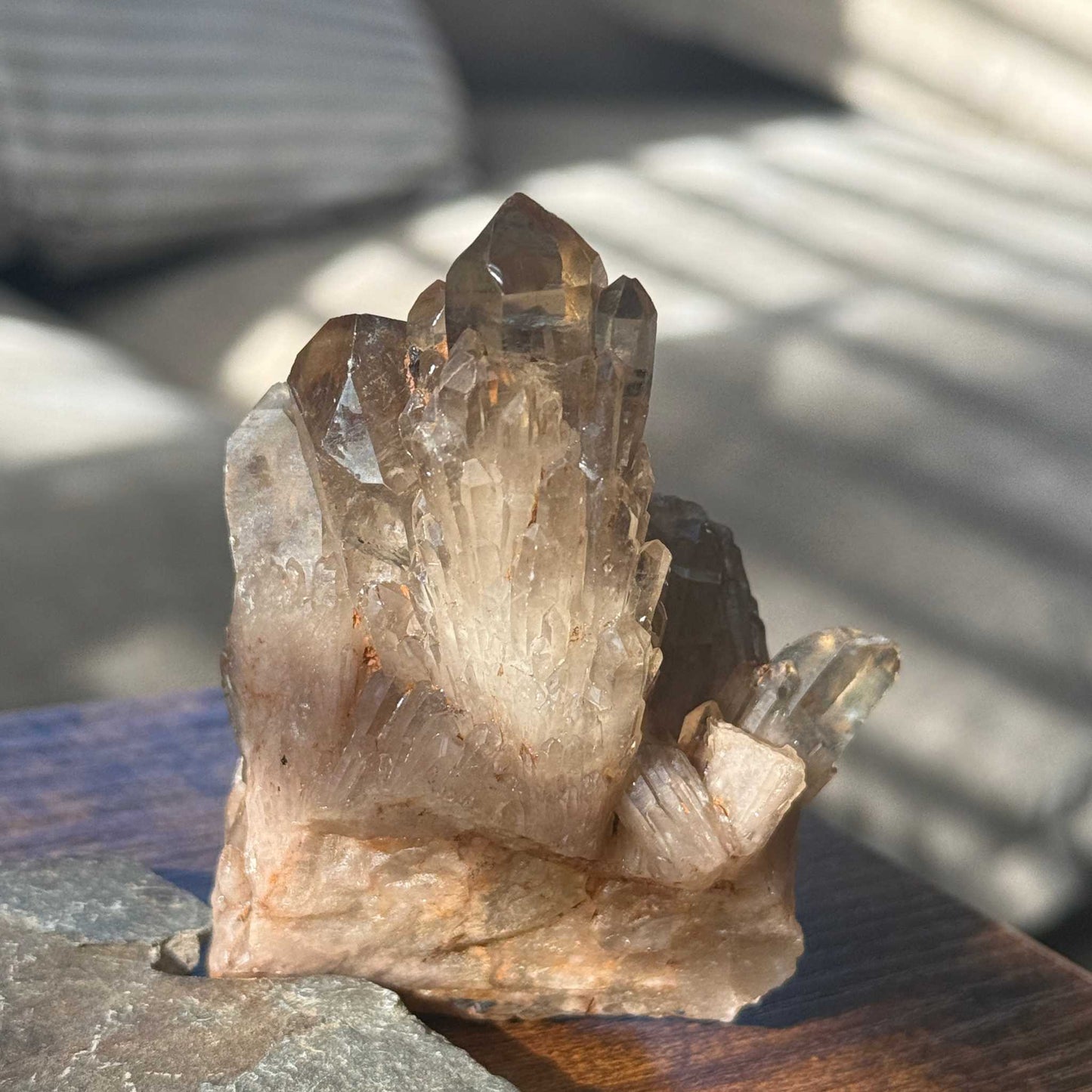 Natural Kundalini Citrine Summit Cluster 🌄✨