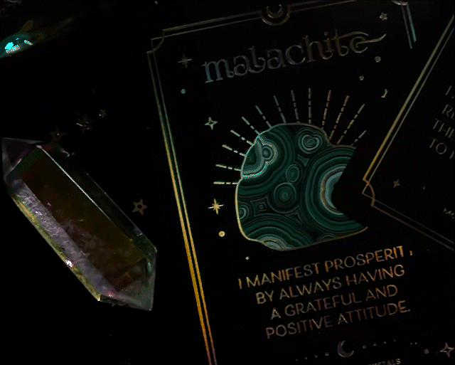 Gold Crystal Affirmations© Deck