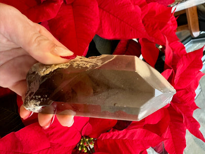 Lodalite Included Smoky Quartz with Phantoms 340g