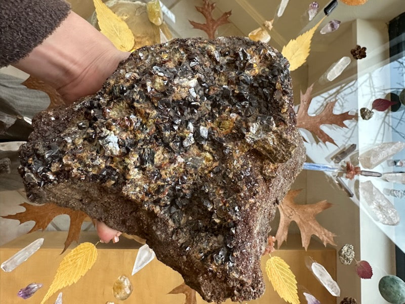 Hessonite Garnet Cluster 2.6KG WA State, USA