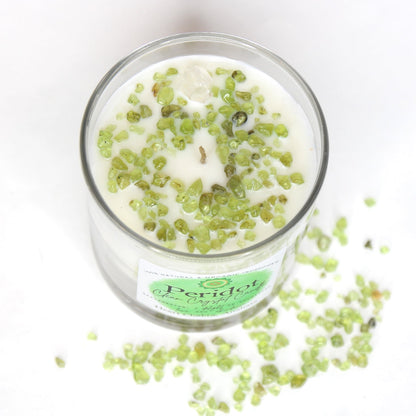 Peridot Clean Crystal Candle