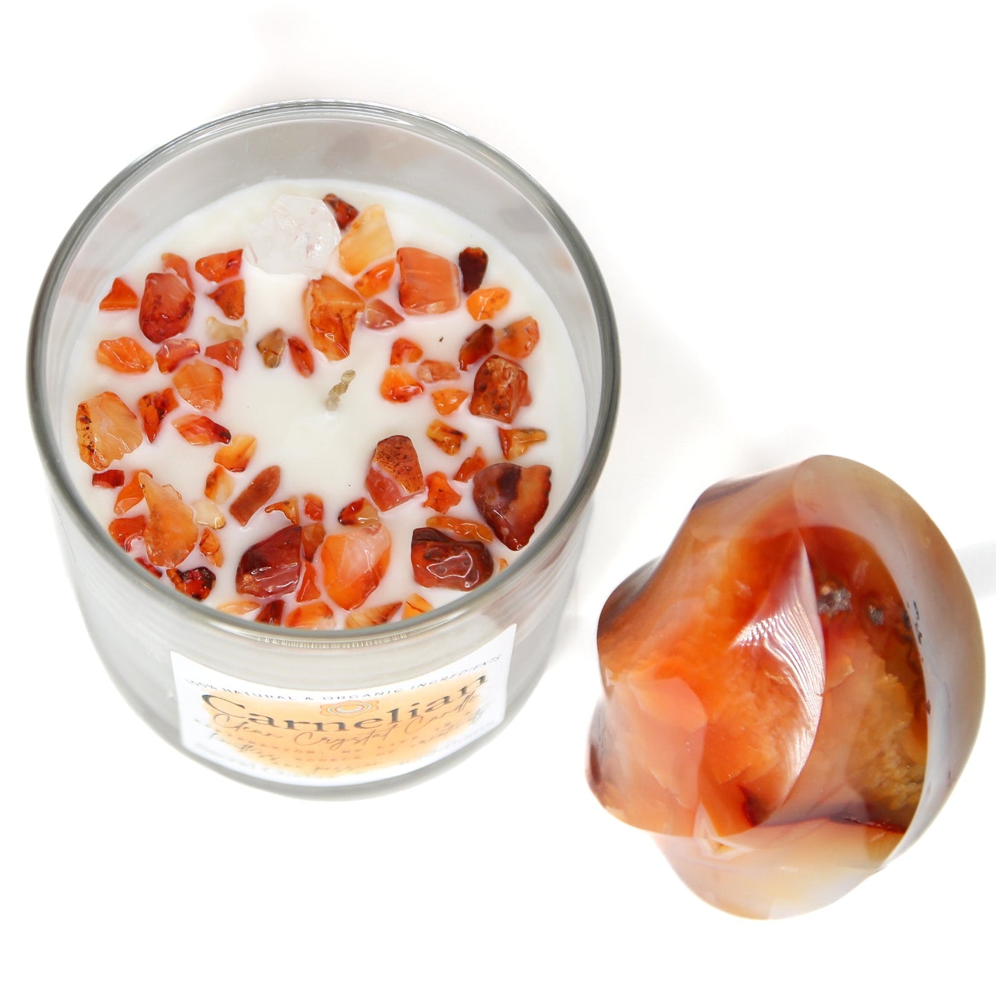 Carnelian Clean Crystal Candle