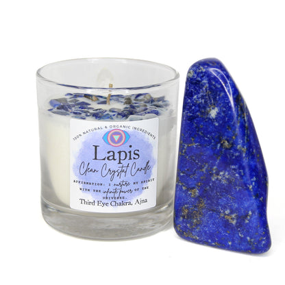 Lapis Clean Crystal Candle