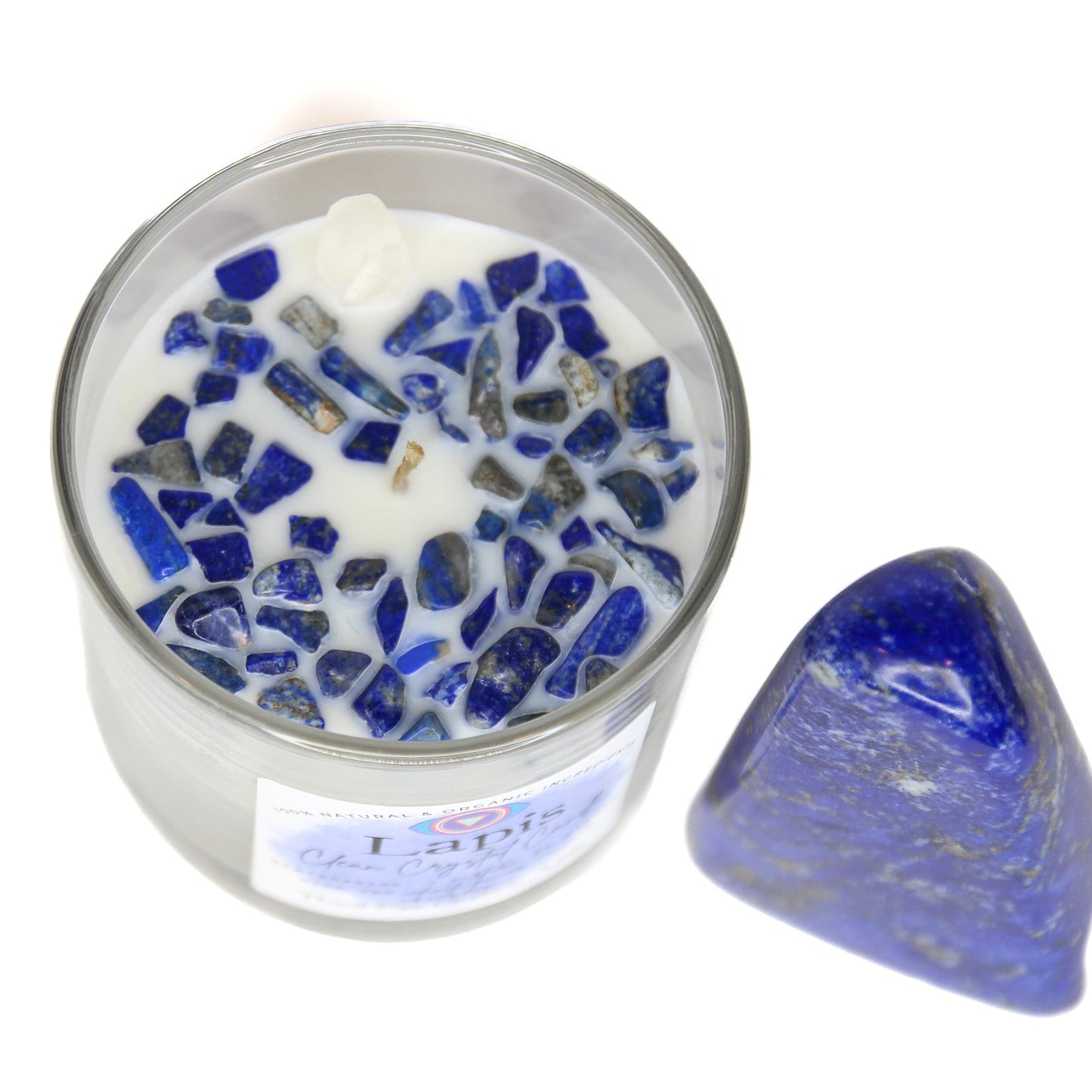 Lapis Clean Crystal Candle