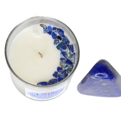 Lapis Clean Crystal Candle