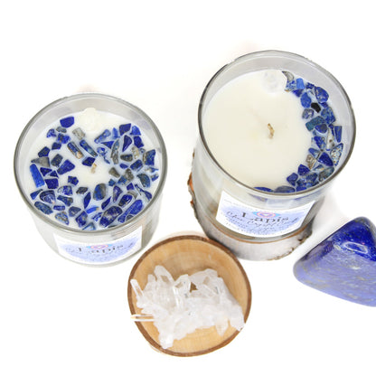 Lapis Clean Crystal Candle