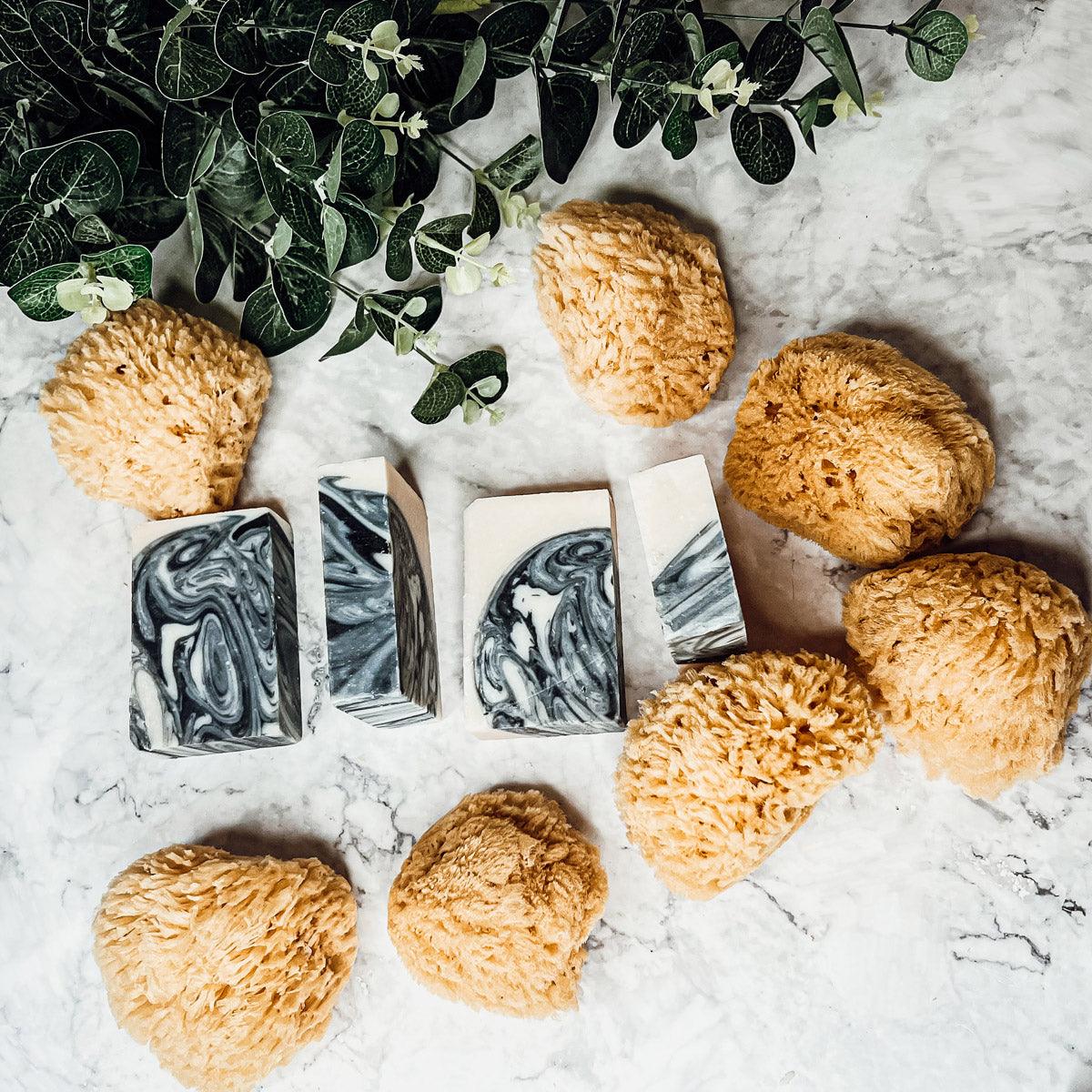 Activated Charcoal, Patchouli and Sandalwood - handmade soap