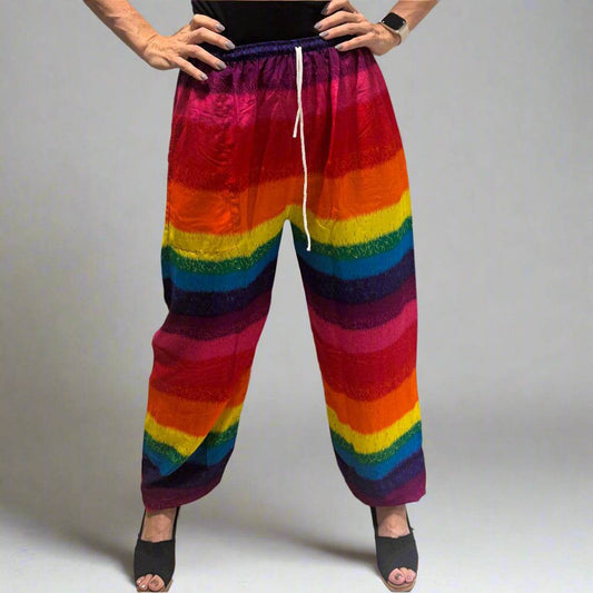 Rainbow Harem Drawstring Pants