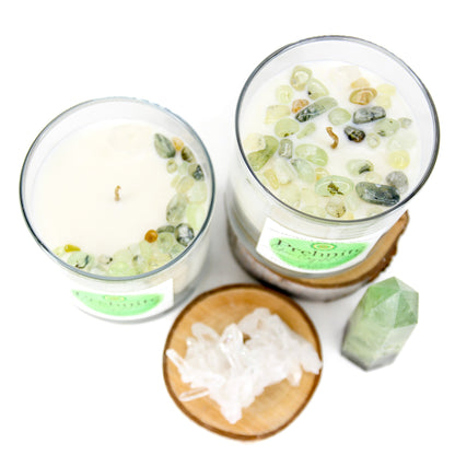 Prehnite Clean Crystal Candle