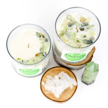 Prehnite Clean Crystal Candle