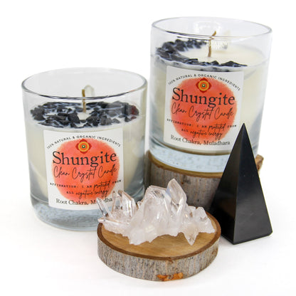 Shungite Clean Crystal Candle