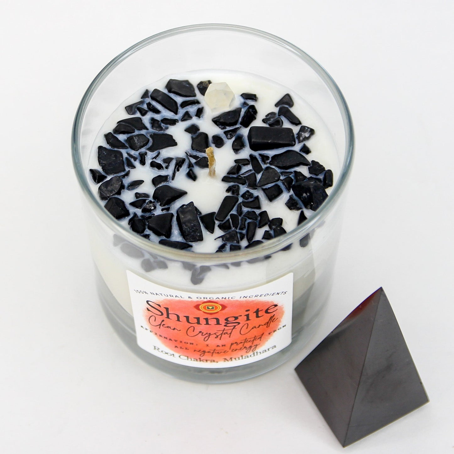 Shungite Clean Crystal Candle