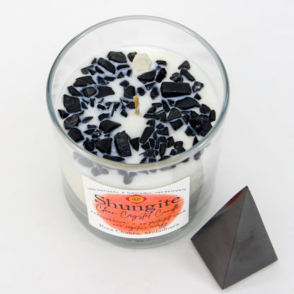 Shungite Clean Crystal Candle
