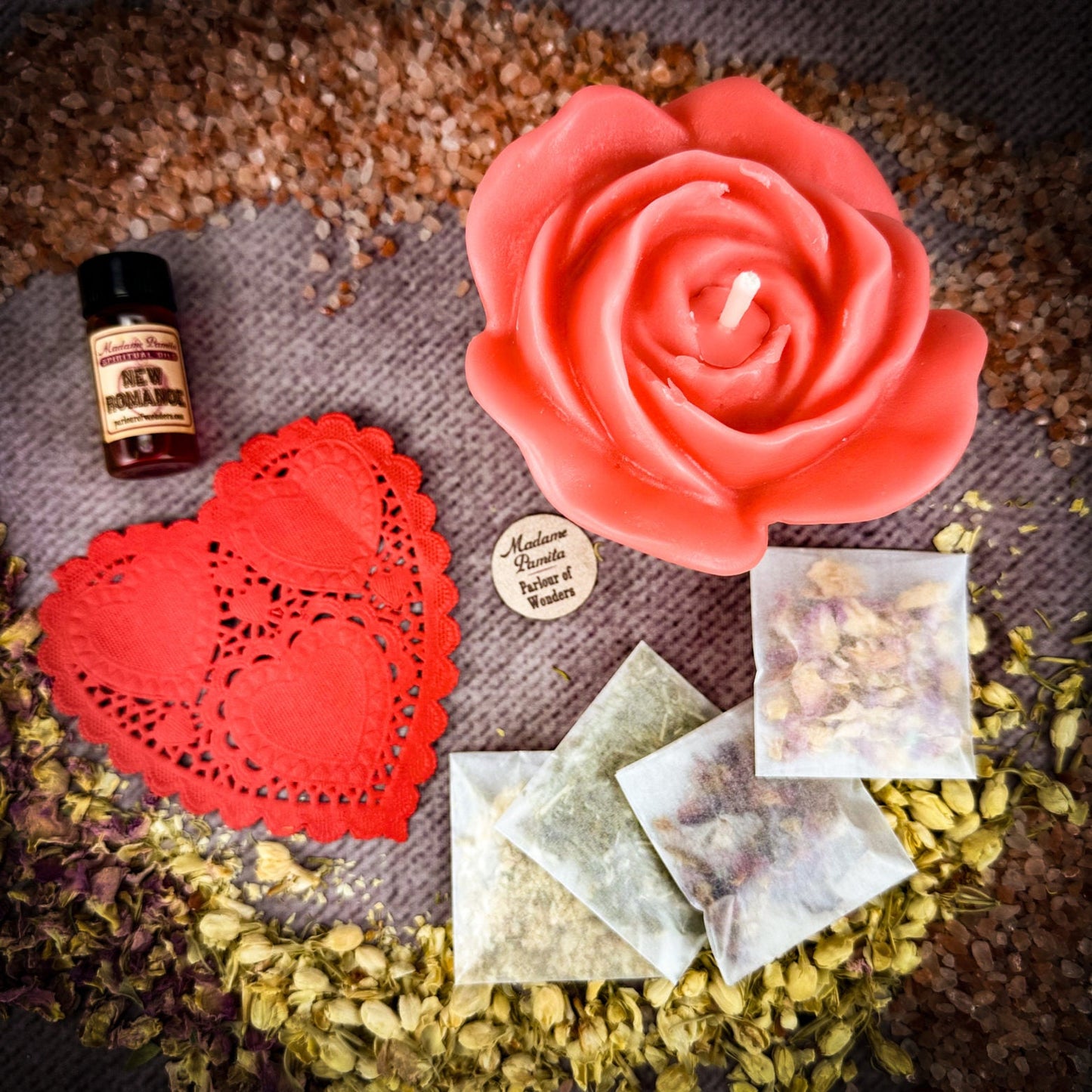Rose Romance Candle Spell Kit