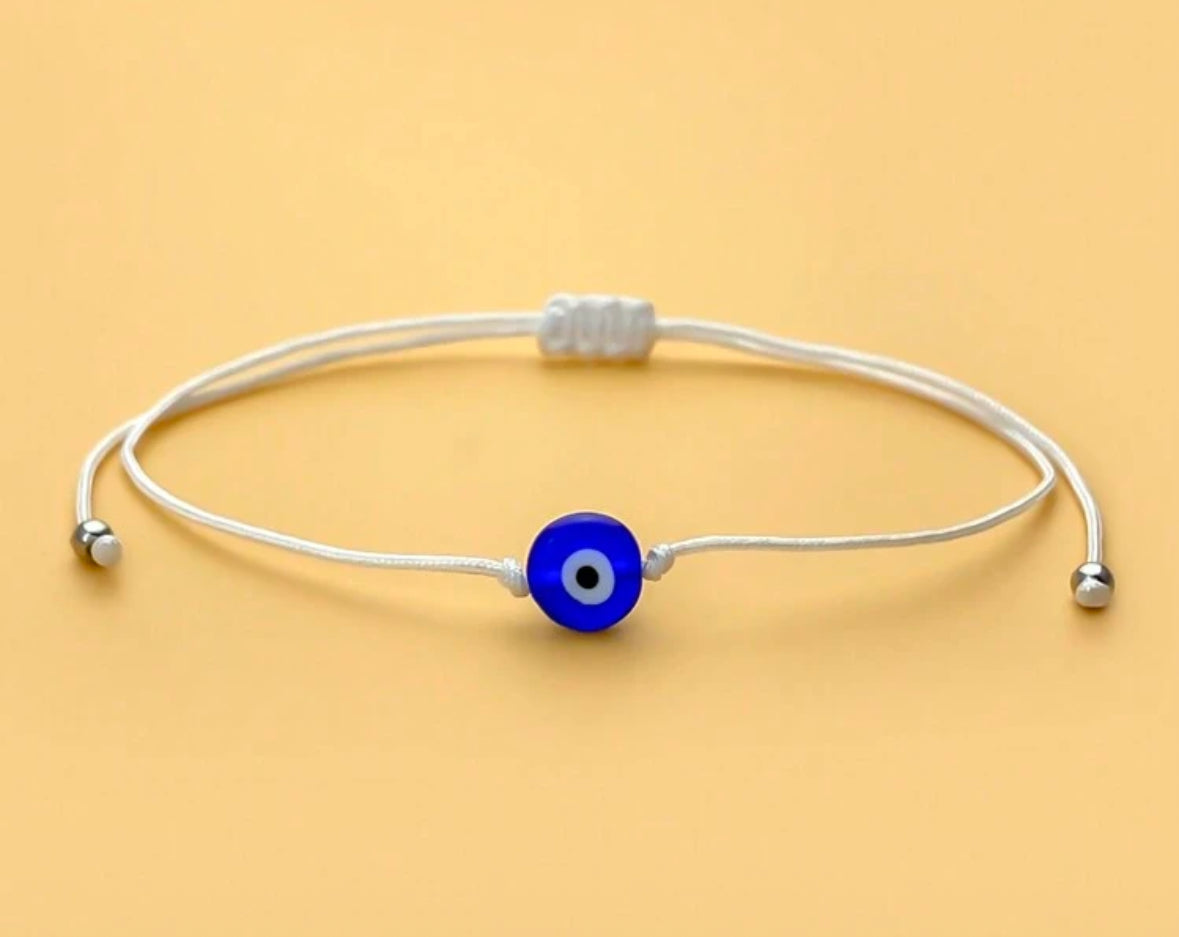 Evil Eye Bracelet - adjustable - 4 colors