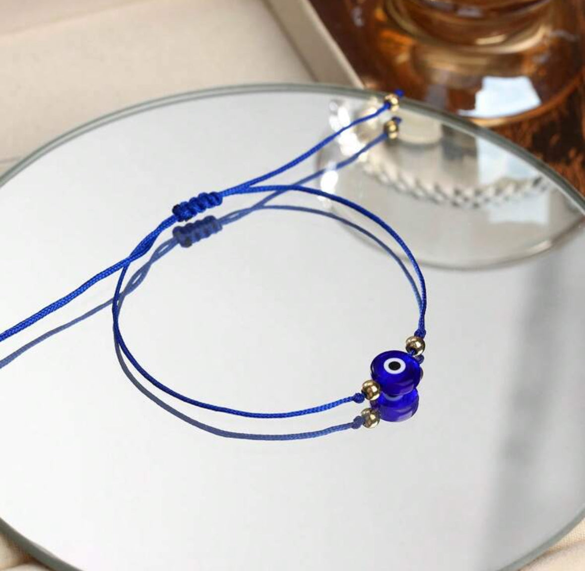 Evil Eye Bracelet - adjustable - 4 colors