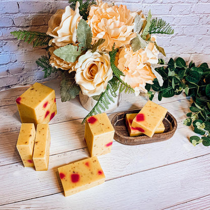Honeysuckle Rose Petals - Handmade Soap