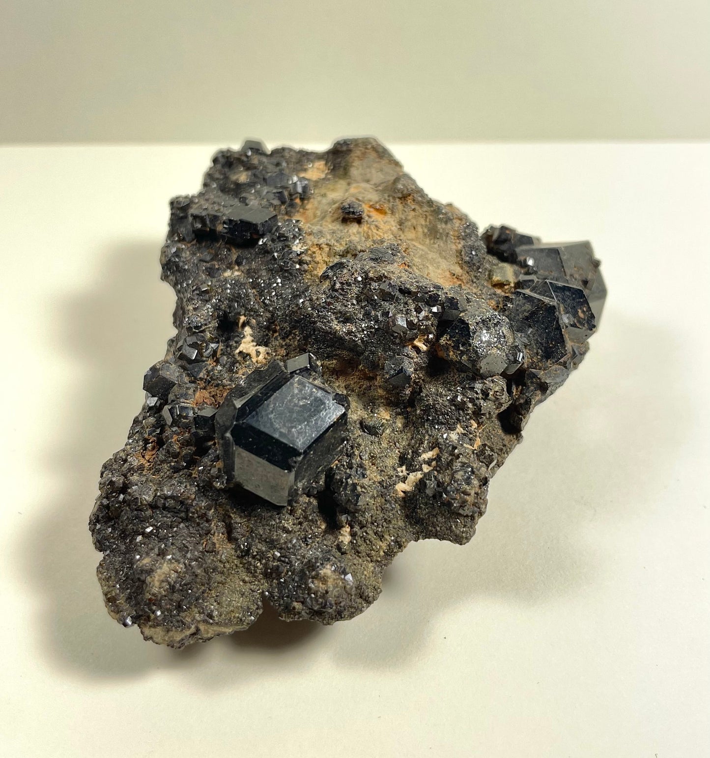 Melanite Garnet Cluster 153g