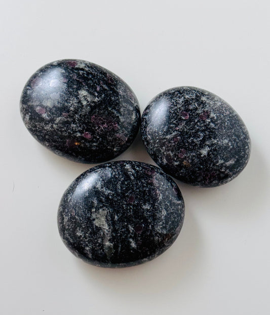 Garnet in Black Tourmaline