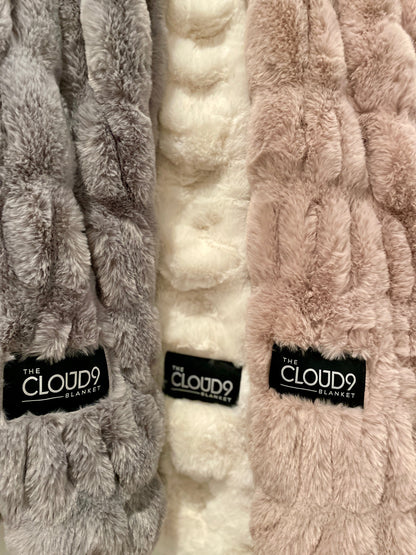 Gray Minky Faux Fur Blanket - Large: 60"x72"