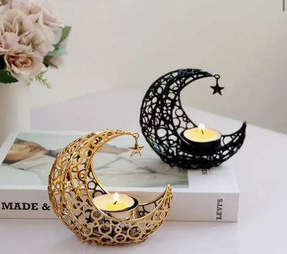 Moon Decor Pieces - Tea Light/Incense Cone Holder (includes FREE GIFT!)