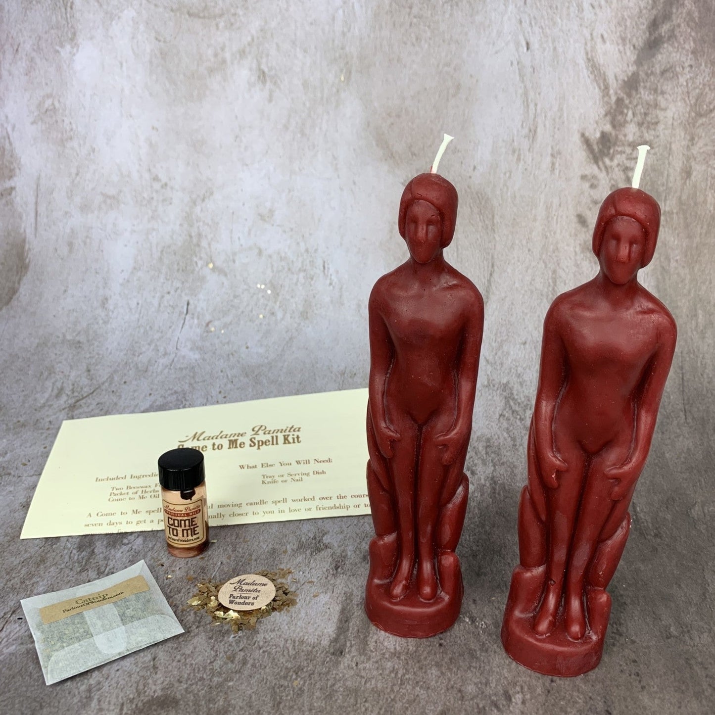 Come to Me Candle Spell Kit Human/Human - Attract Love & Passion