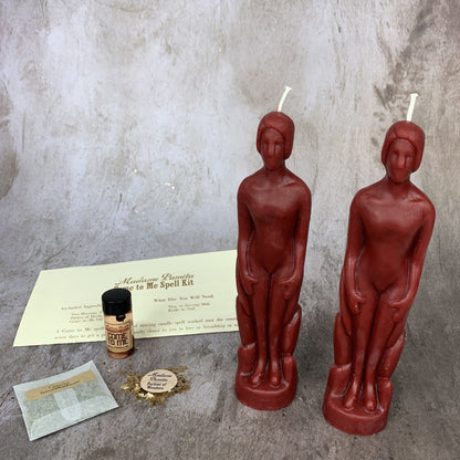 Come to Me Candle Spell Kit Human/Human - Attract Love & Passion