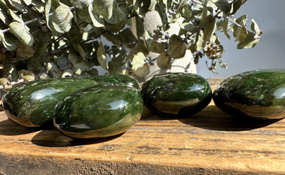 Jade Polished Specimen 2" – Low Grade Green Nephrite Crystal
