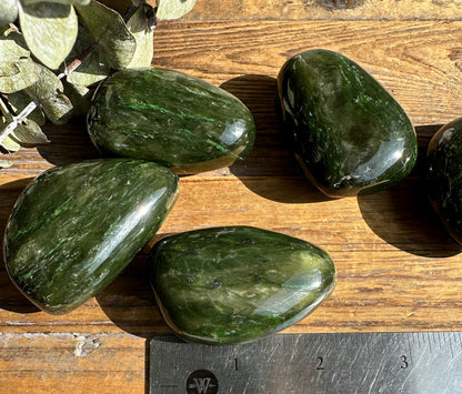 Jade Polished Specimen 2" – Low Grade Green Nephrite Crystal