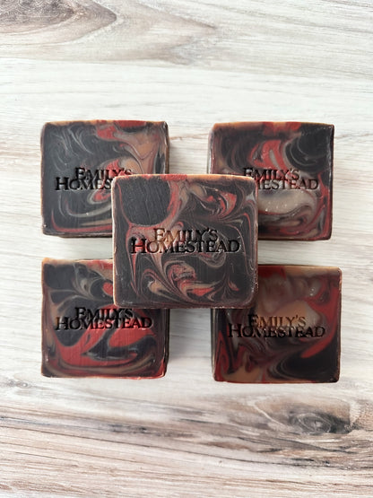Chocolate-Covered Cherry Soap