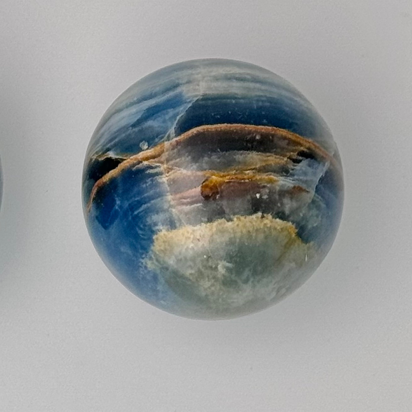Blue Onyx Spheres (mexico)