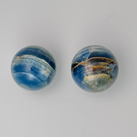 Blue Onyx Spheres (mexico)