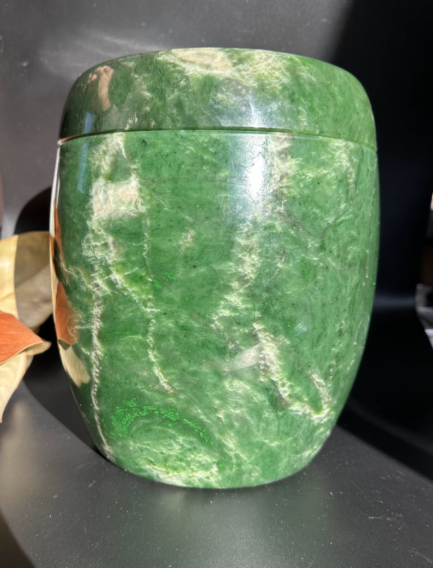 JADE BURIAL URN - ONE OF A KIND