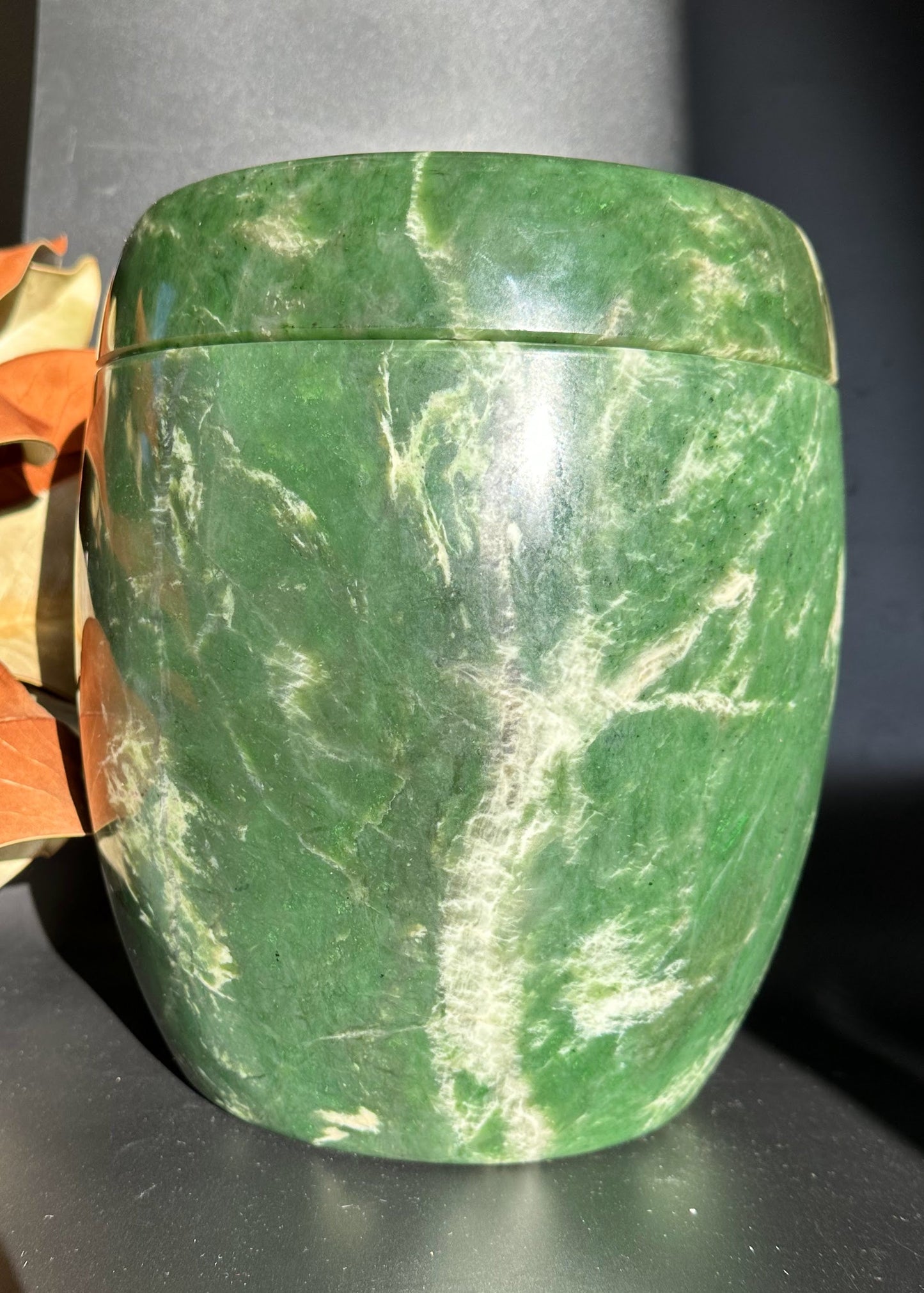 JADE BURIAL URN - ONE OF A KIND