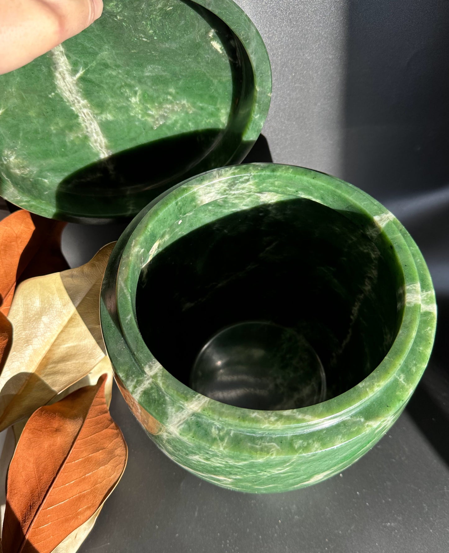JADE BURIAL URN - ONE OF A KIND