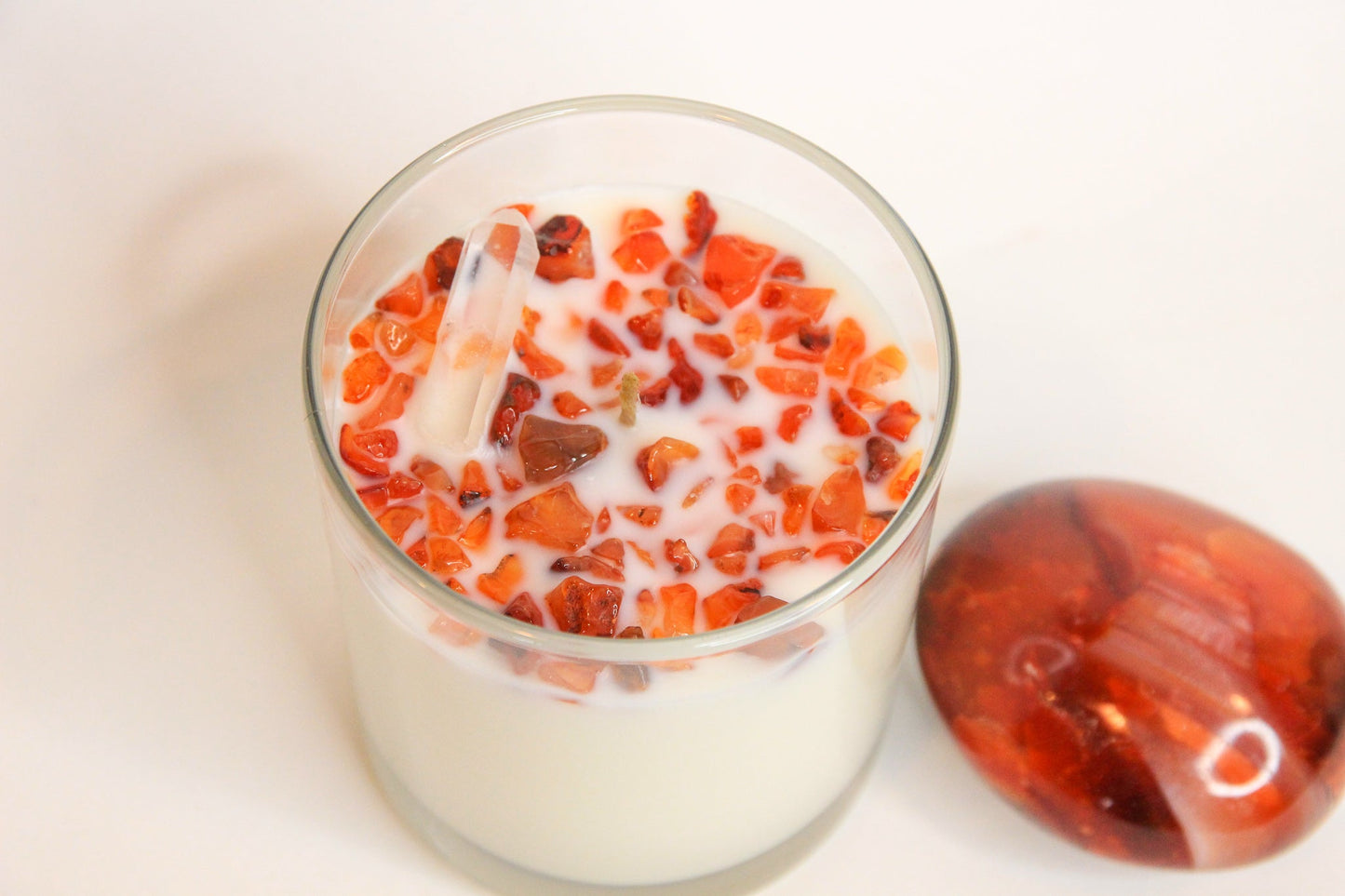 Carnelian Clean Crystal Candle