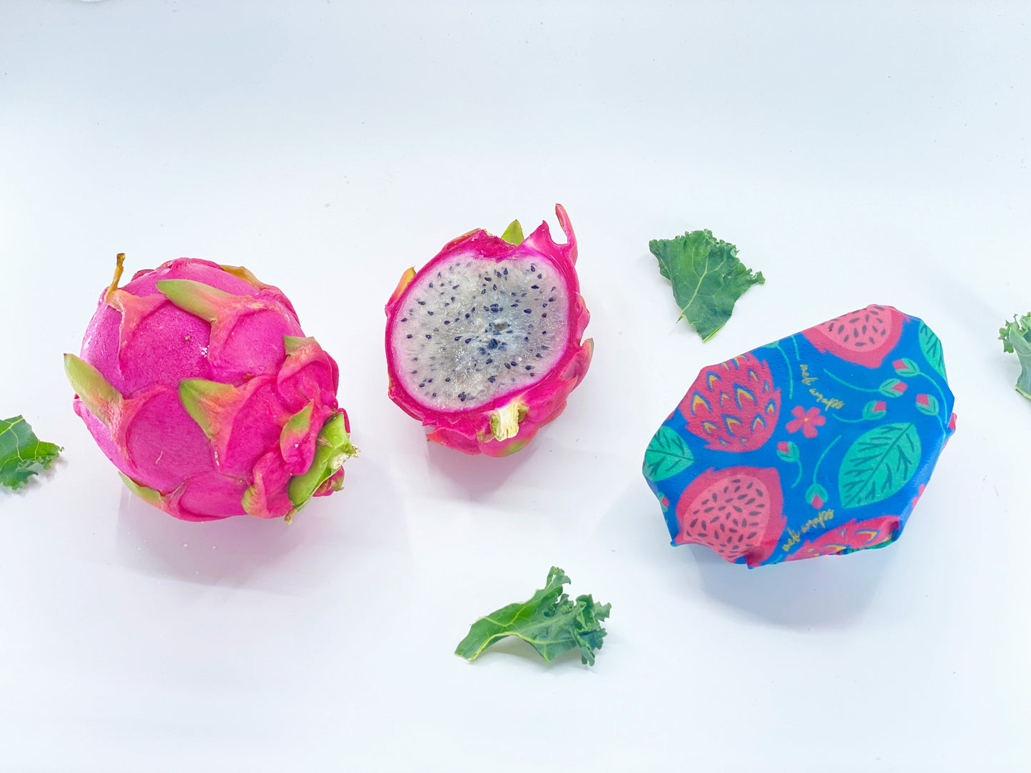 BULK ROLL Beeswax Wrap - Dragonfruit Print