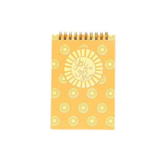 Anju Sunshine Spiral Notebook 4x6