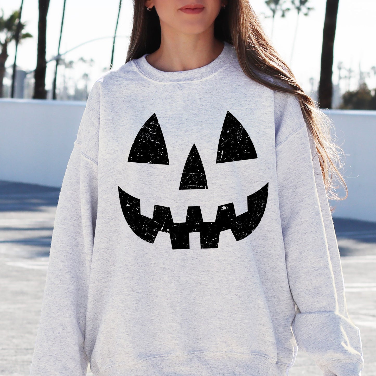 Jack-O-Lantern Sweatshirt – Cute Pumpkin Halloween Pullover