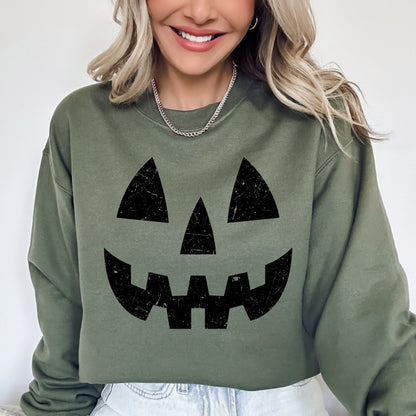 Jack-O-Lantern Sweatshirt – Cute Pumpkin Halloween Pullover