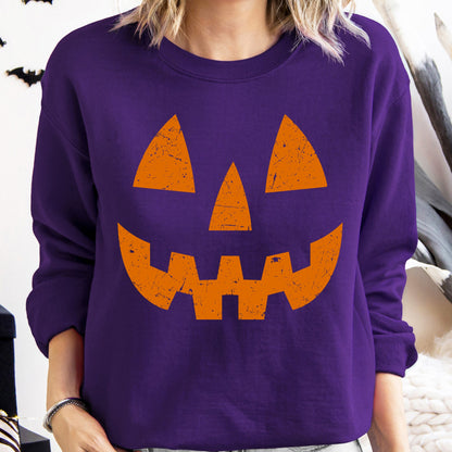 Jack-O-Lantern Sweatshirt – Cute Pumpkin Halloween Pullover