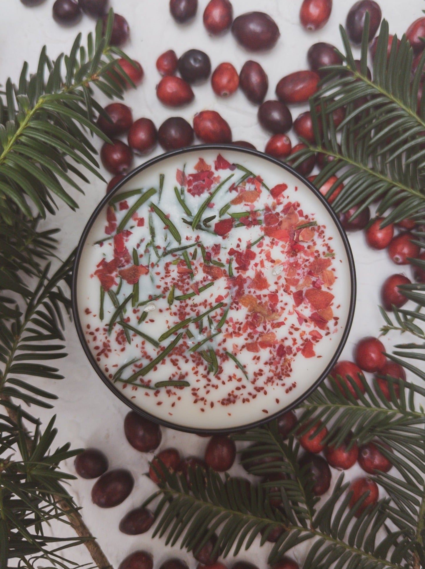 Cranberry Pine 4oz Tin Candle