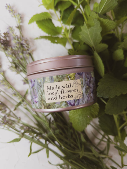 Lavender Mint 4oz Tin Candle