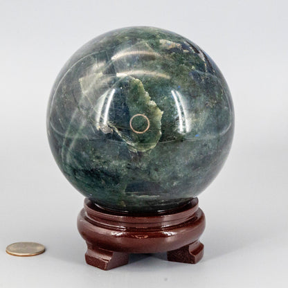 Labradorite "XL" Sphere w/t Stand 115mm