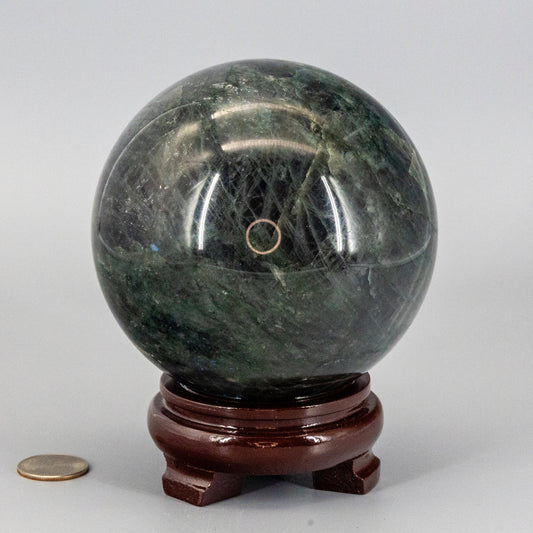 Labradorite "XL" Sphere w/t Stand 115mm