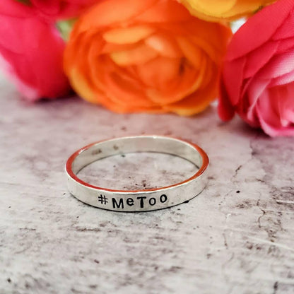ME TOO Sterling Silver Band Ring