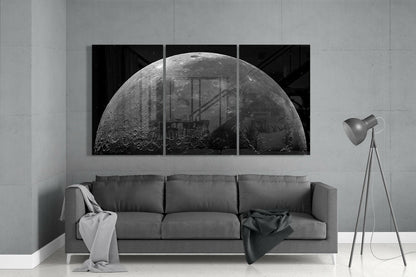 Dark Side of the Moon Mega Glass Wall Art