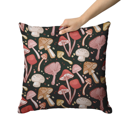 Mushroom - Throw Pillow