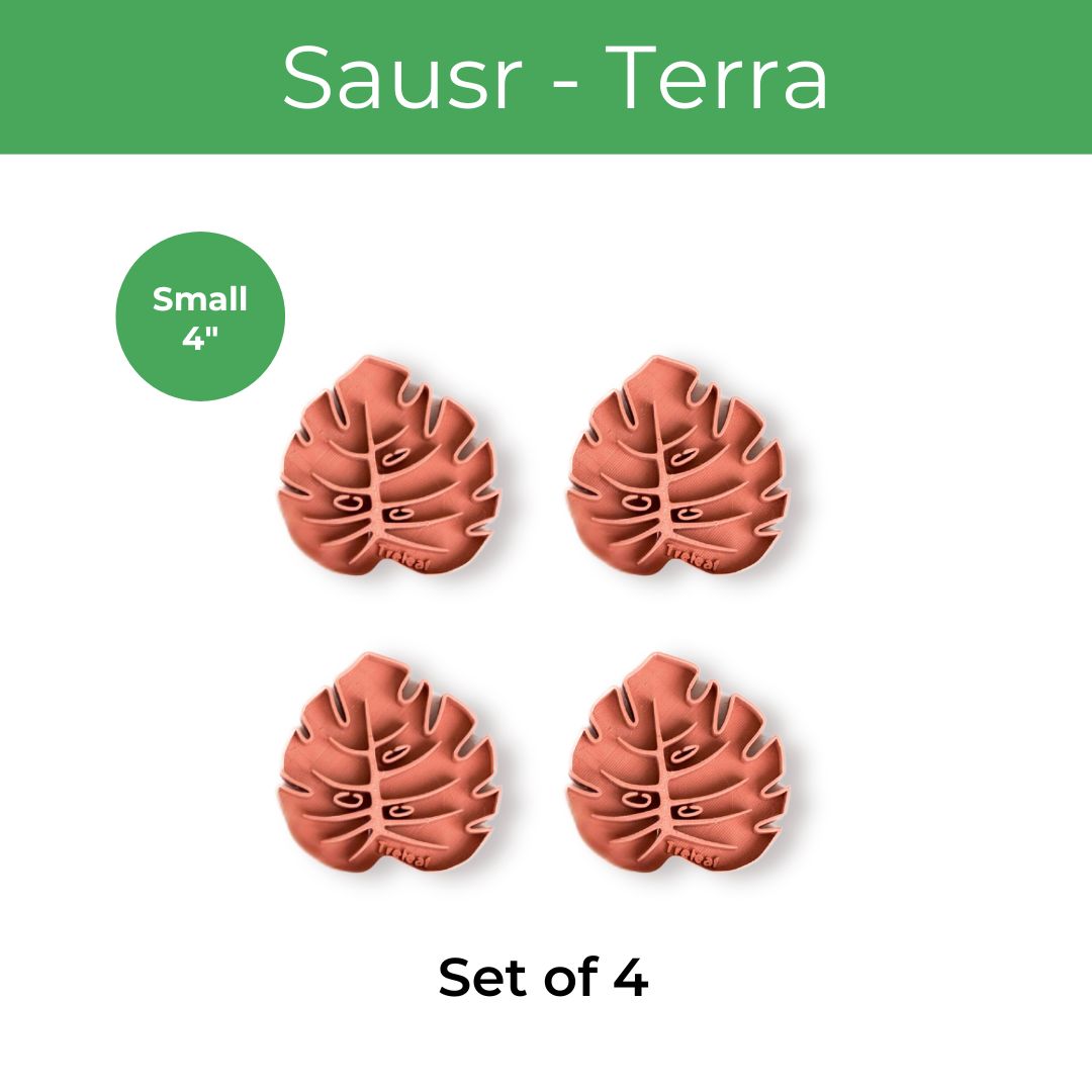 Tera Sausr - Leaf-shaped Pot Saucer - Drip tray for houseplants - Humidity tray