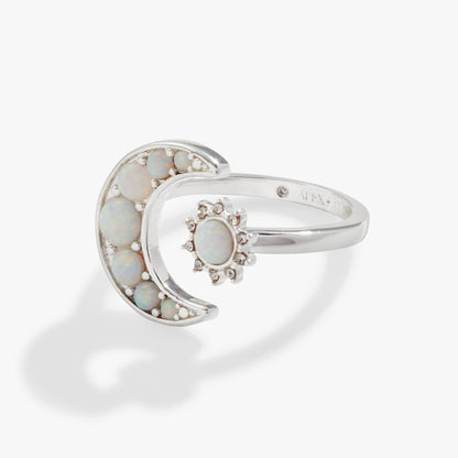 Moon + Sun Opal Ring